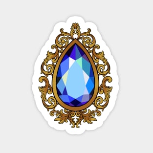 Ornate gemstone Sticker